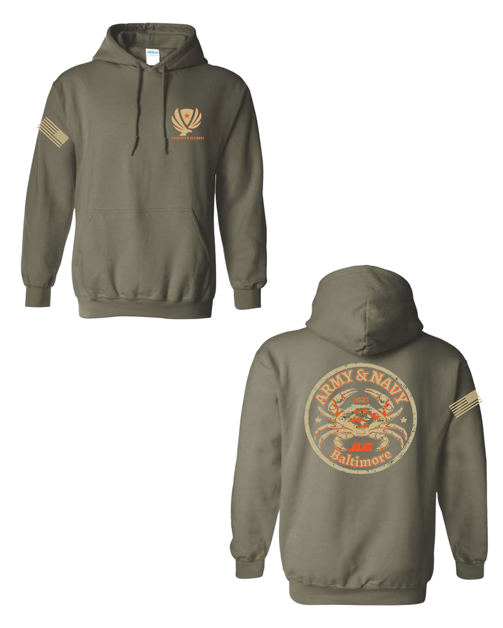 2025 Army Navy Hooded Sweatshirt